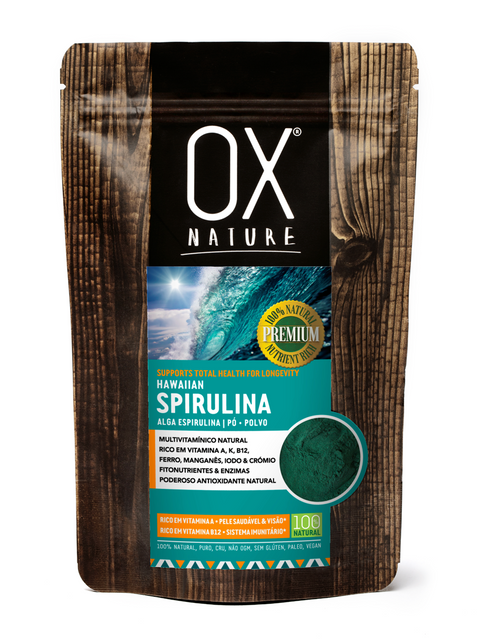 PURA SPIRULINA HAVAIANA EM PÓ • PREMIUM 70g