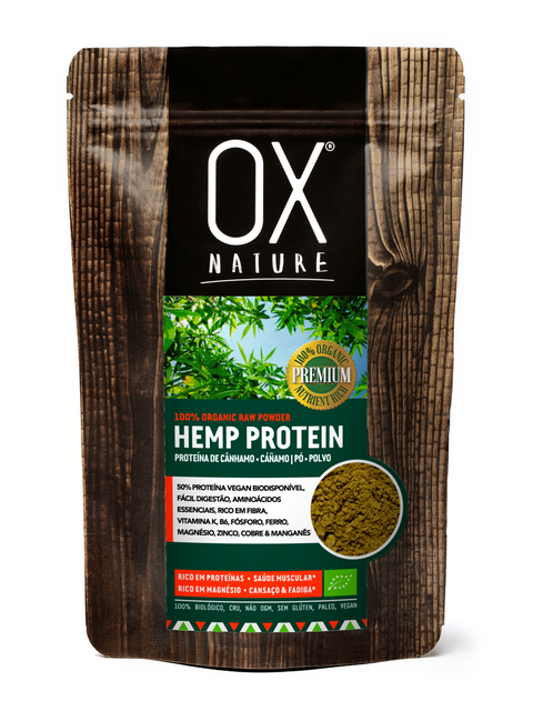 Proteína de Cânhamo 50% em Pó Bio 125g
