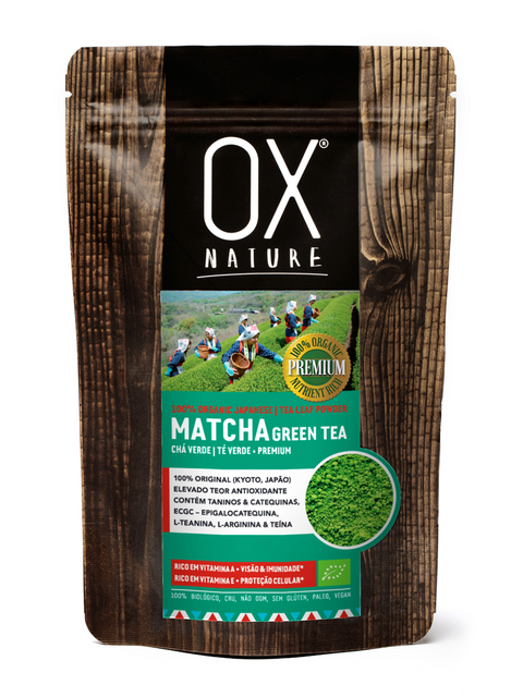 Matcha Chá Verde Premium em Pó Bio 70g •