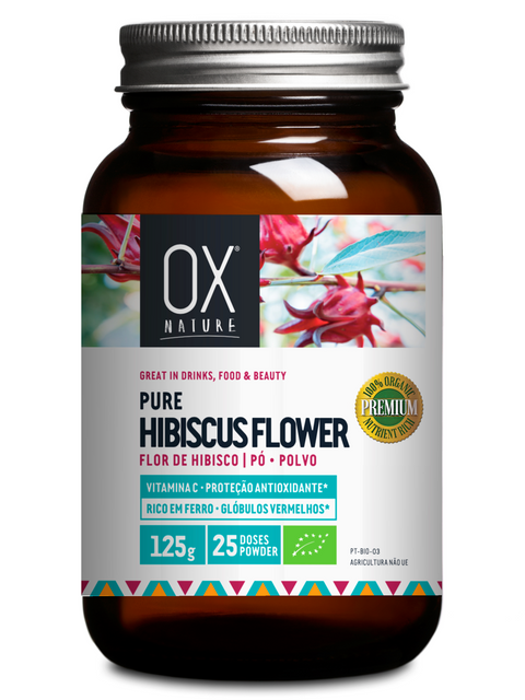 Flor de Hibisco em Pó Bio 125g