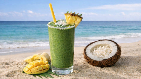 Smoothie de Spirulina Havaiana: Receita Energética com Spirulina Premium