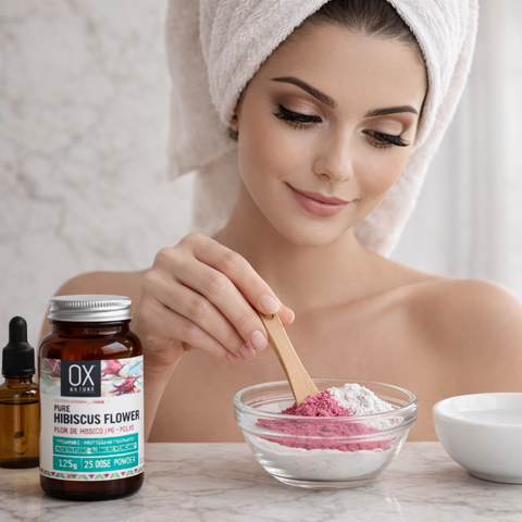 Flor de Hibisco Ecológica – Polvo · 125 g
